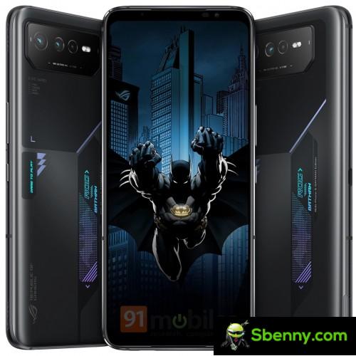 The rendering surfaces of Asus ROG Phone 6 Batman Edition