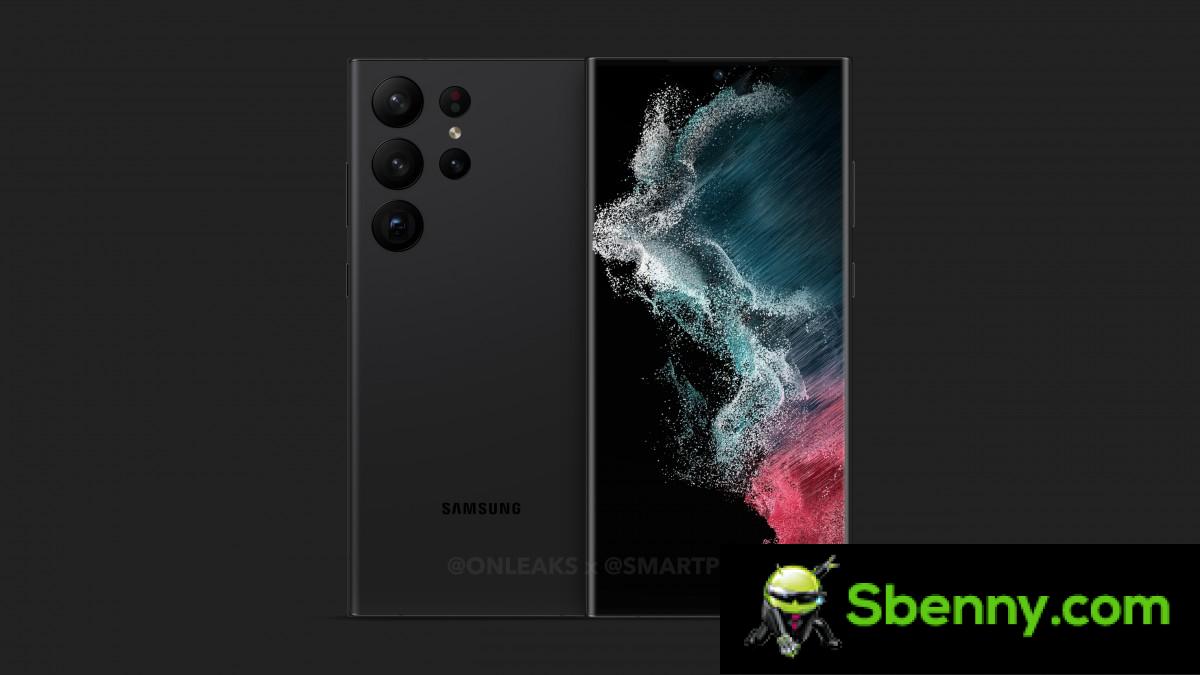 Samsung Galaxy S23 Ultra a divulgué le rendu