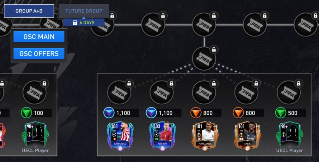 FIFA Mobile Group Stage Challengers Event Rewards