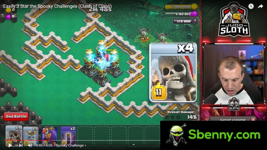 Ghostly Challenge of Clash of Clans