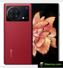 The three colors for vivo X Fold +, including the new Huaxia Red