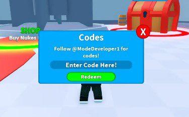 Roblox Boom Simulator códigos gratis