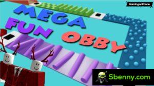免费的 Roblox Mega Fun Obby 代码以及如何兑换它们（2022 年 XNUMX 月）