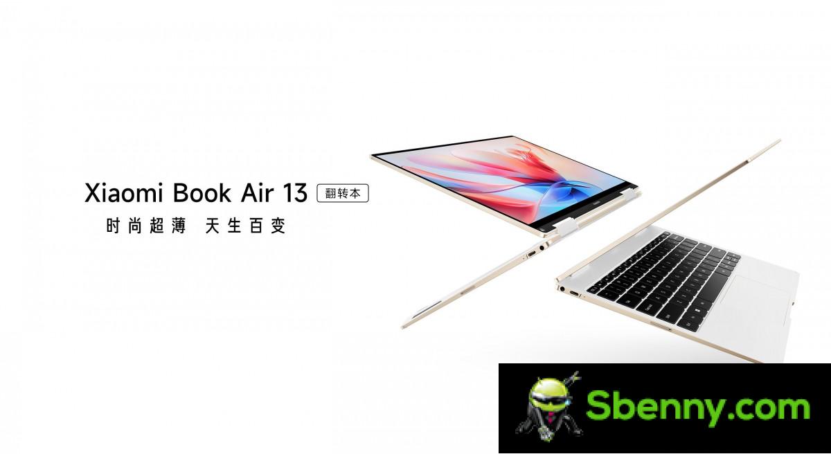 Xiaomi Book Air 13 anunciado com OLED de 12ª geração e CPUs Intel