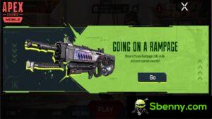 Apex Legends Mobile: Tips for getting the Rampage Weapon skin for free in the “Going on a Rampage” event.