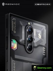 Red Magic 8 Pro tampilan lan poster kamera