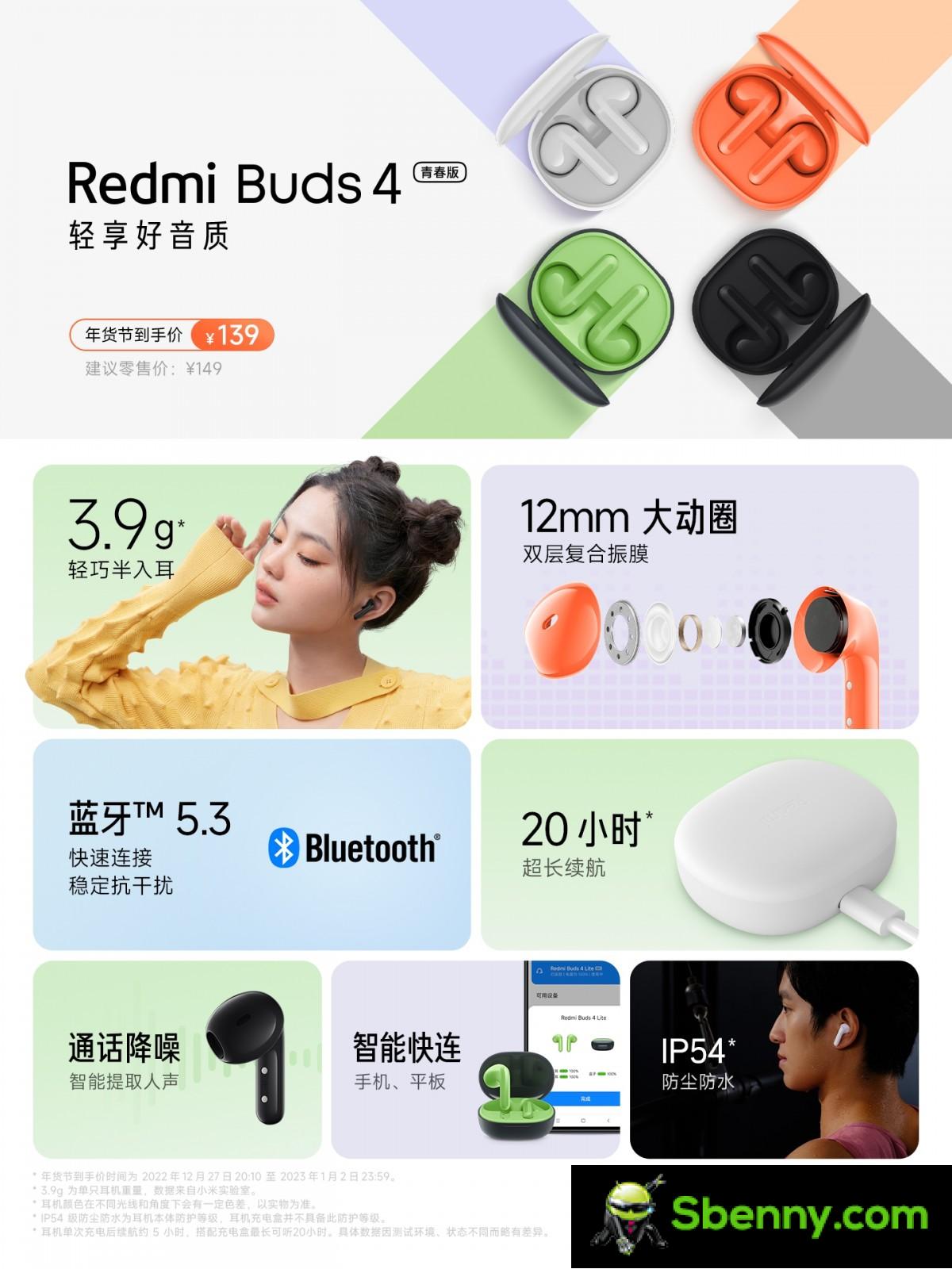 Redmi launches Watch 3, Band 2 and Buds 4 Lite in jubilant colors