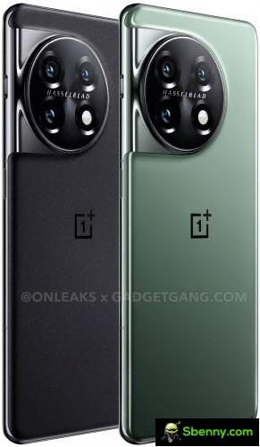 The leaked OnePlus 11 image (Source: OnLeaks and GadgetGang)