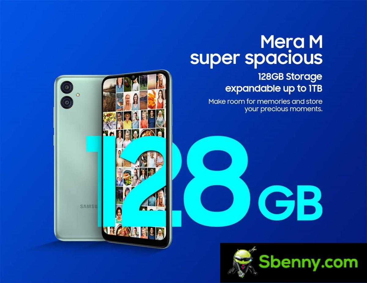 Samsung Galaxy M04 żvelat: Helio P35 SoC u batterija ta '5,000 mAh