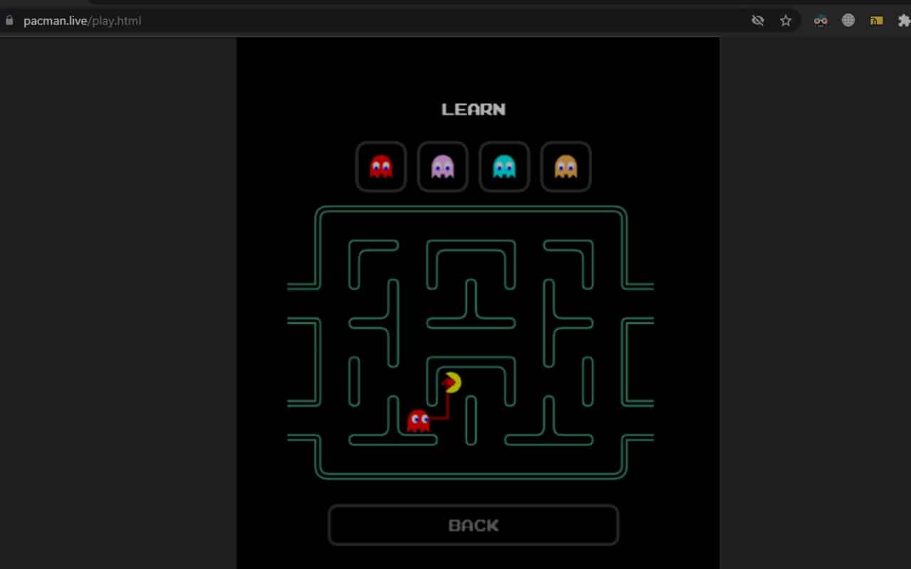 Pacman in Gioca a Pacman Online