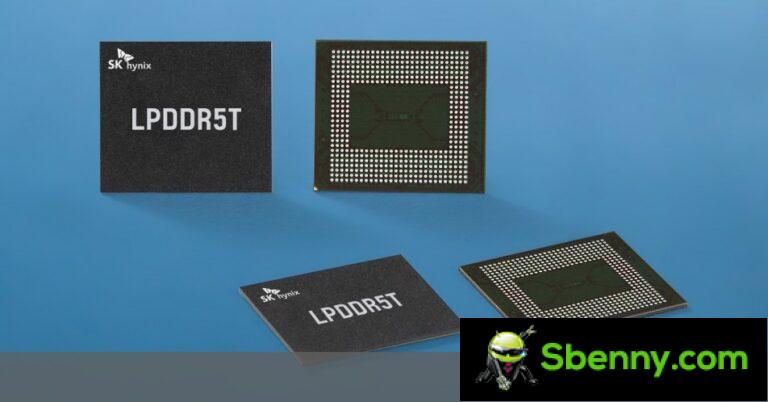 SK hynix unveils LPDDR5T RAM, 13% faster than LPDDR5X