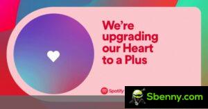 Spotify está eliminando el ícono del corazón, reemplazándolo con un plus