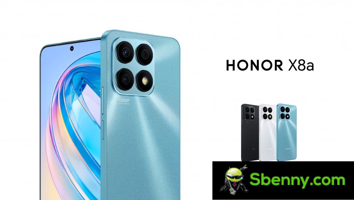 Honor X8a announced with 90Hz screen and 100MP main camera 