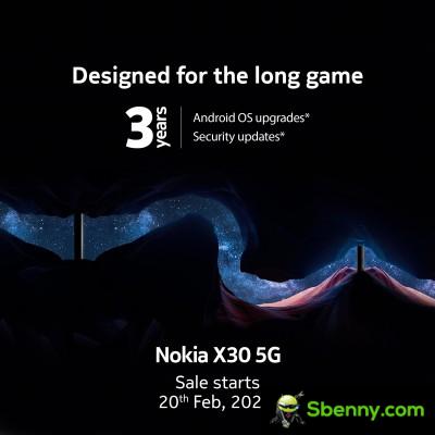 The Nokia X30 goes on sale in India on February 20th