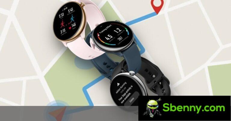 Amazfit lancia lo smartwatch GTR Mini da 42 mm con una durata della batteria di 14 giorni