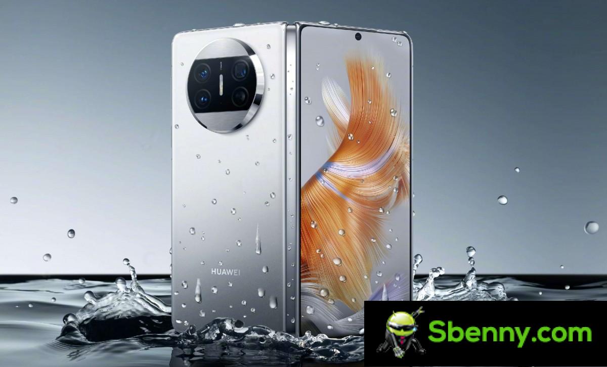 De Huawei Mate X3 is waterdicht en weegt slechts 239 g