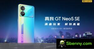 Realme GT Neo5 SE will launch on April 3rd