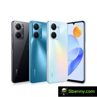 Honor Play 7T color options (left) and Play 7T colors (right)