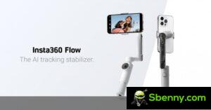 Imħabbar Insta360 Flow – stabilizzatur tal-ismartphone tat-traċċar bl-AI bi stick selfie u tripod inkorporati