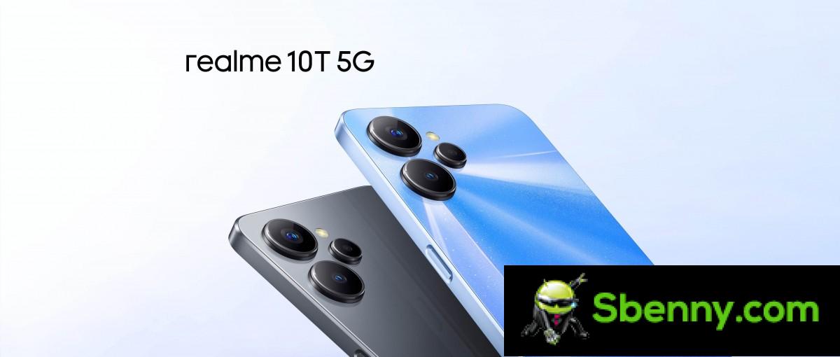 Realme 10T 宣布配备 Dimensity 810 和 90Hz LCD