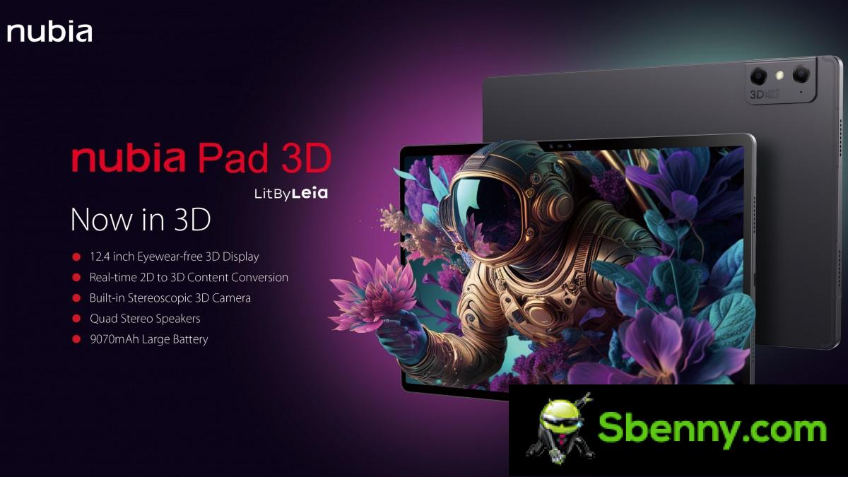 nubia Pad 3D is now available for pre-order