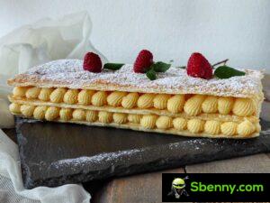 Millefeuille, the easy recipe