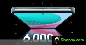 Samsung Galaxy F54 certificato con batteria da 6,000 mAh