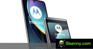 Der offiziell aussehende Aufdruck des Motorola Razr 40 Ultra lässt alle drei Farben durchsickern