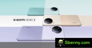 Xiaomi Civi 3 onthuld met Dimensity 8200 Ultra-chipset en 32 MP dubbele selfie-camera