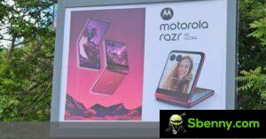 Motorola Razr 40 Ultra ads appear on billboards in Europe