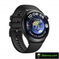 Huawei Watch 4, Watch 4 Pro (leather band) and Watch 4 Pro (titanium band)