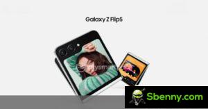 Samsung Galaxy Z Flip5 também surge na imagem promocional vazada