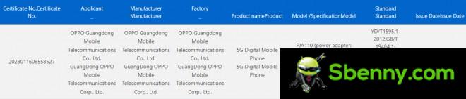 OnePlus Ace 2 Pro (PIA110) listed in 3C database
