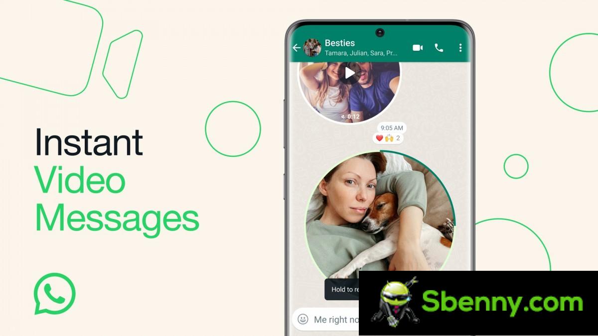 WhatsApp now lets you send video messages
