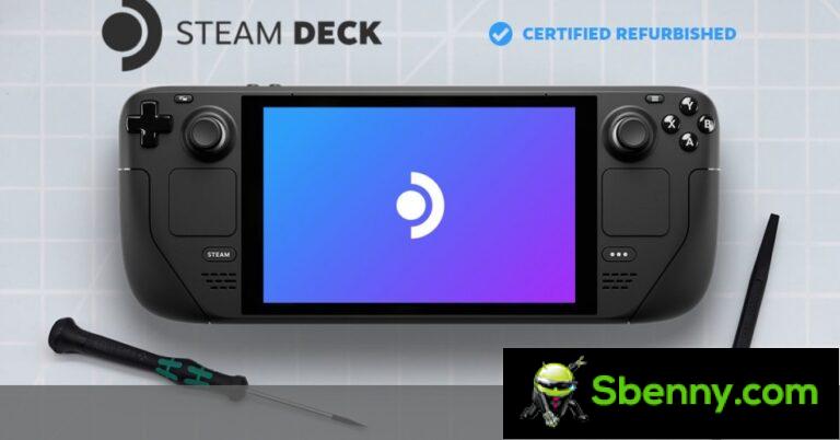 Valve bietet jetzt zertifizierte generalüberholte Steam Deck-Geräte an