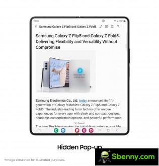 Hide pop-up and show pop-up in multi window