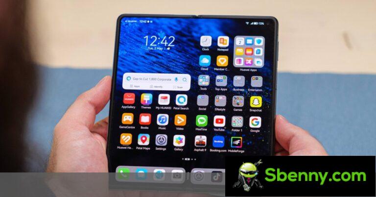 Huawei rivendica il primo posto nel mercato cinese degli smartphone pieghevoli nel primo semestre del 1