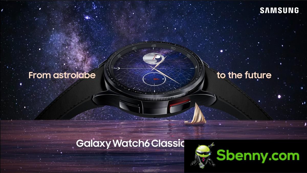 Samsung Galaxy Watch6 Classic Astro Edition comes with an astrolabe-inspired bezel
