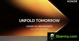 Bekijk de Honor IFA 2023 keynote live