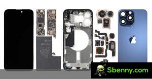 The iPhone 15 Pro Max teardown on iFixit reveals much the same thing