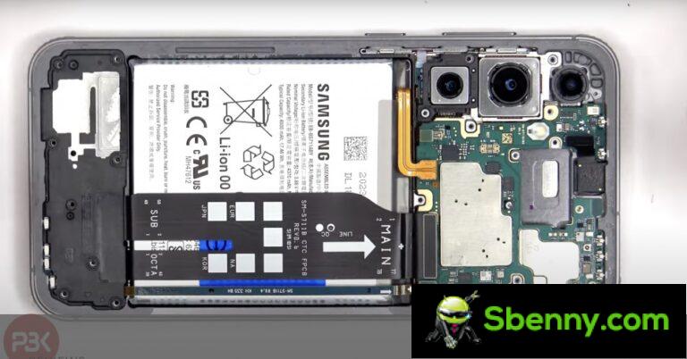 Samsung Galaxy S23 FE undergoes the Teardown treatment