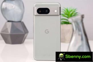 The Google Pixel 8 from both sides