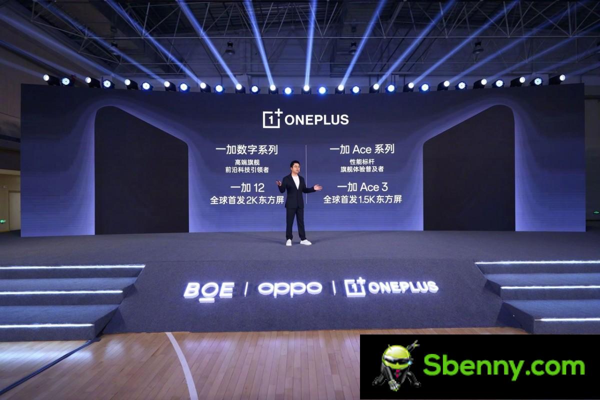BOE details the new LTPO OLEDs for the OnePlus 12 and Ace 3