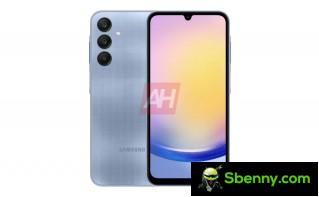 Leaked renderings of the Samsung Galaxy A25