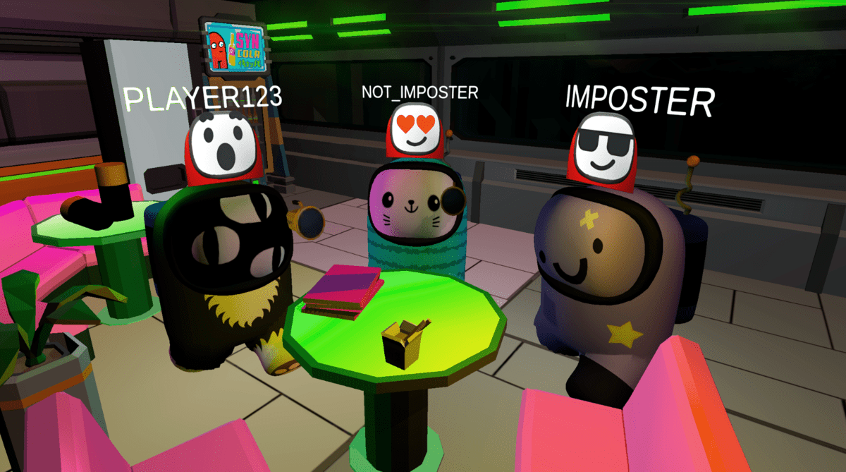 游戏中的《Imposter 3D Below Us》风格游戏