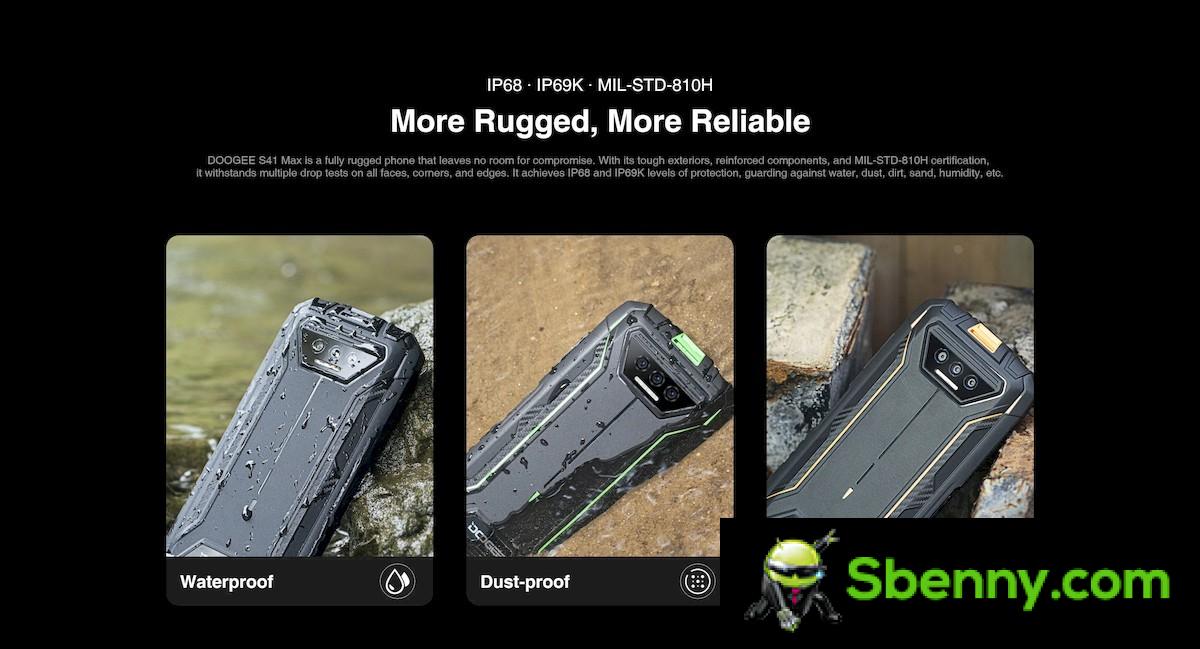 Doogee S41 Max e S41 Plus são lançados com exterior robusto e botão personalizável