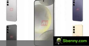 Check out the Samsung Galaxy S24 in four colors in official-looking renders