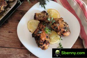 Spiced chicken thighs in the air fryer, the quick recipe