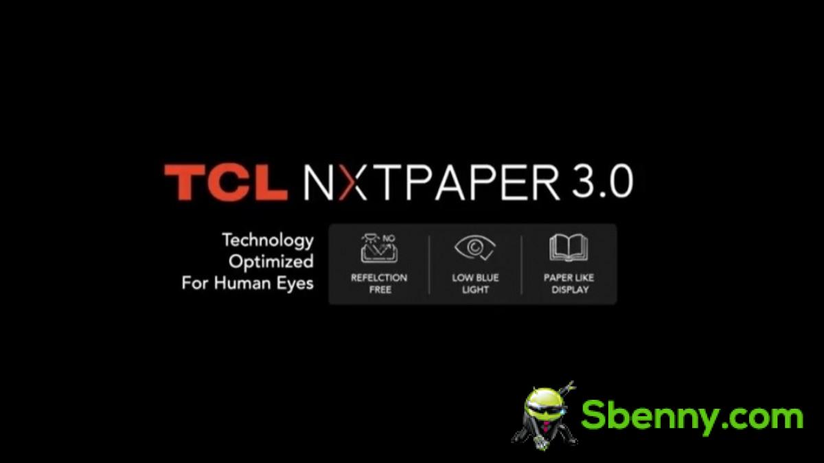 TCL announces NXTPAPER 3.0 display technology