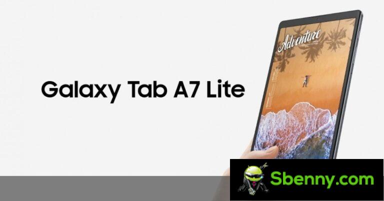 A Samsung Galaxy Tab A7 Lite egy Android 6-en alapuló UI 14 frissítést kapott